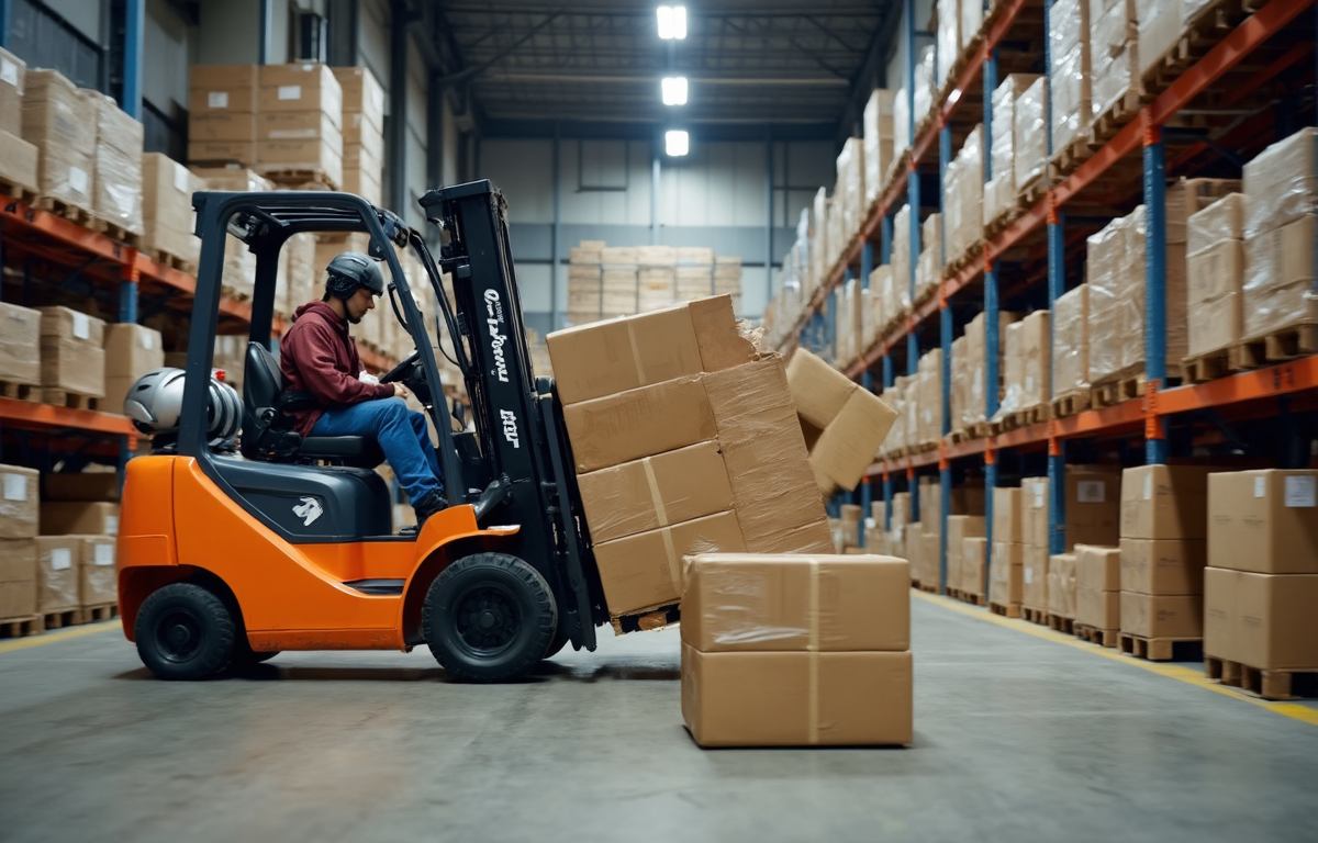 지게차 사고의 유형