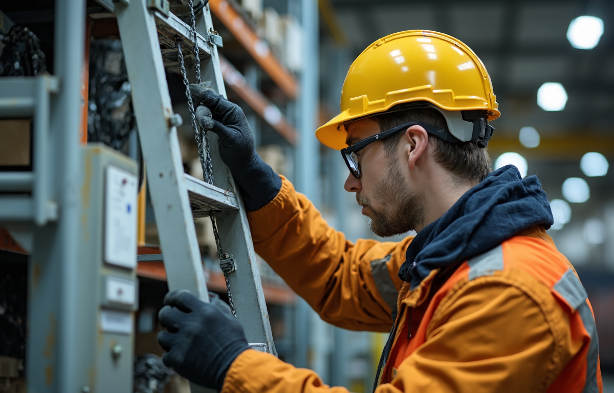 이동식 사다리 유지 관리 및 검사 절차