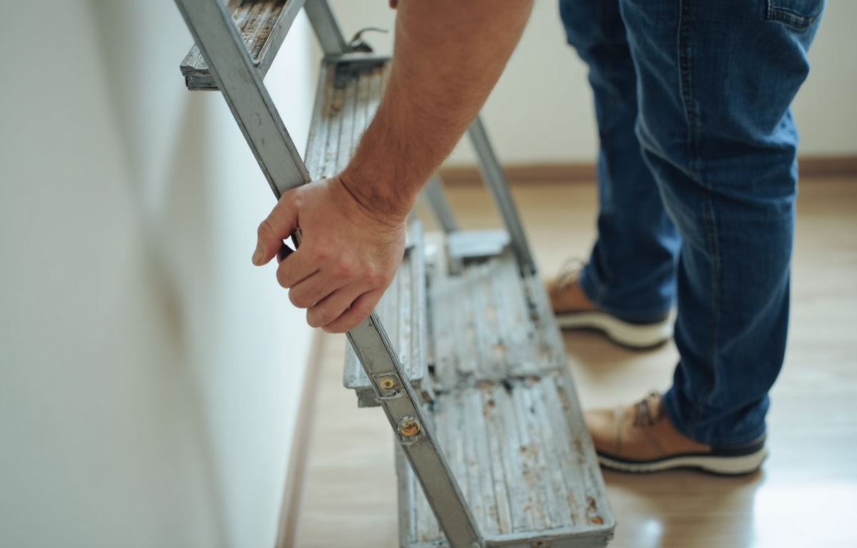 사다리 작업 시 유의할 점