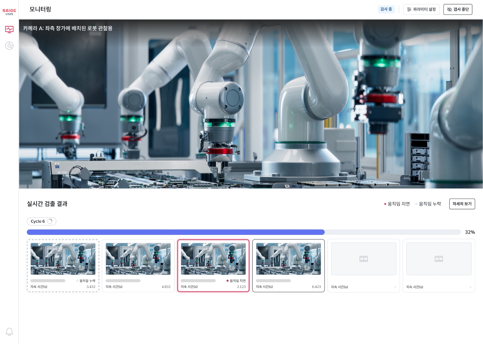 실시간 이상 동작 감지