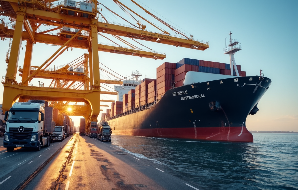 항만 물류 시스템의 구성 요소