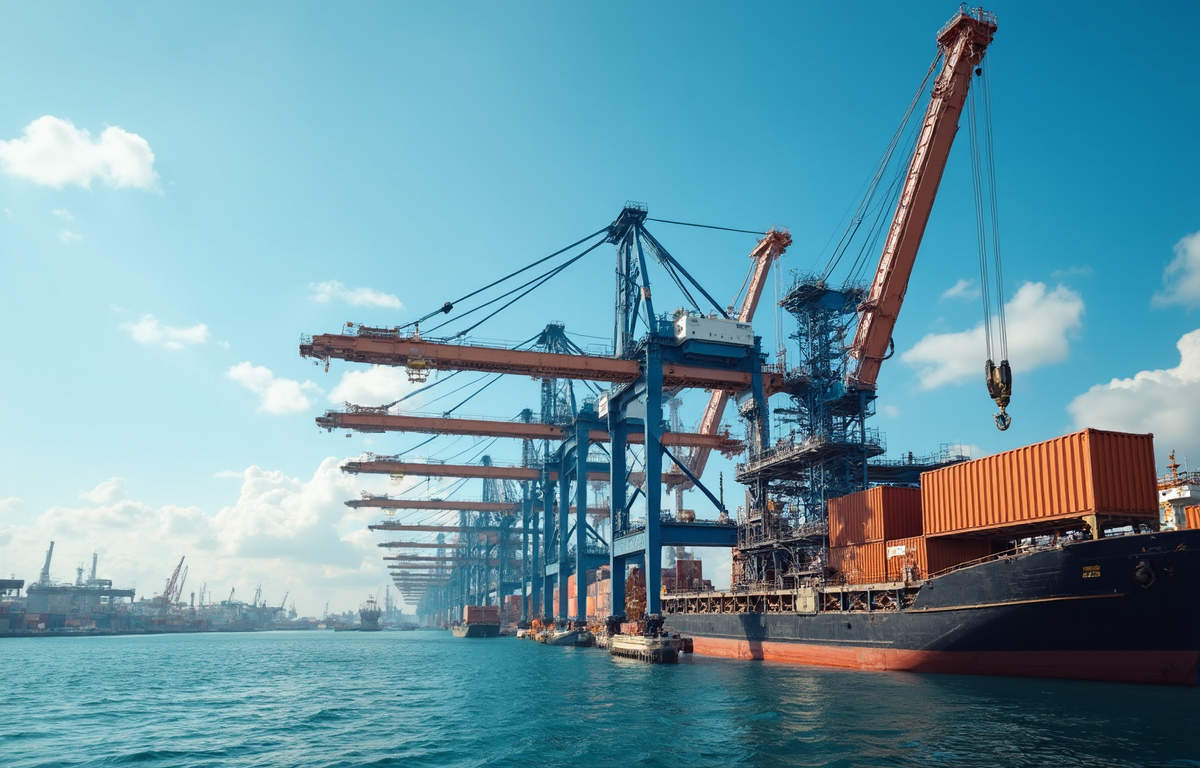 항만 크레인의 기능과 중요성