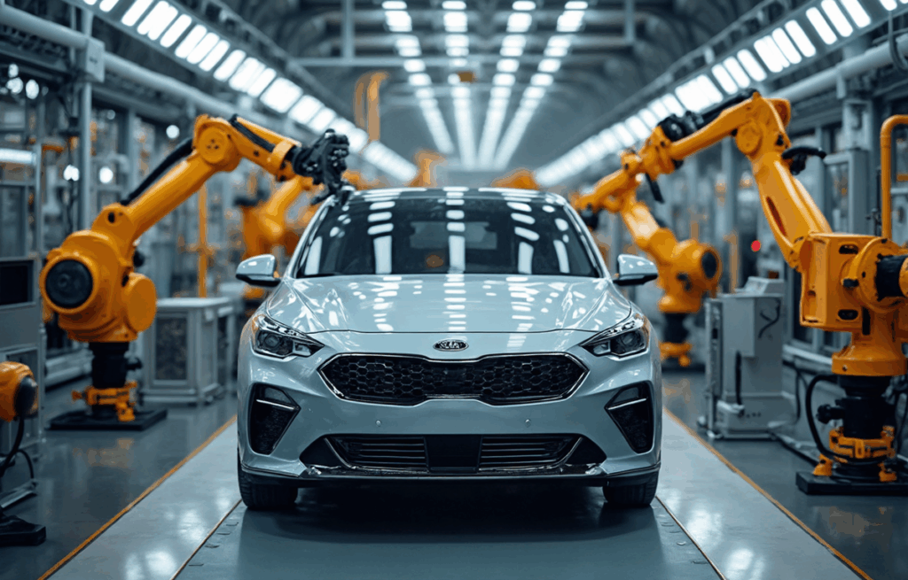 기아 자동차 생산 공정 놀랍도록 정교한 혁신