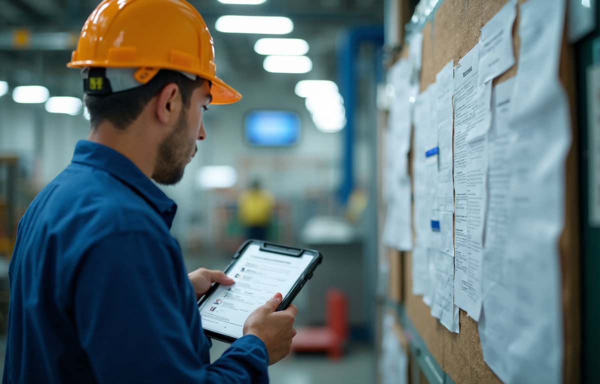 제조업 안전 관리 체크리스트 작성 방법