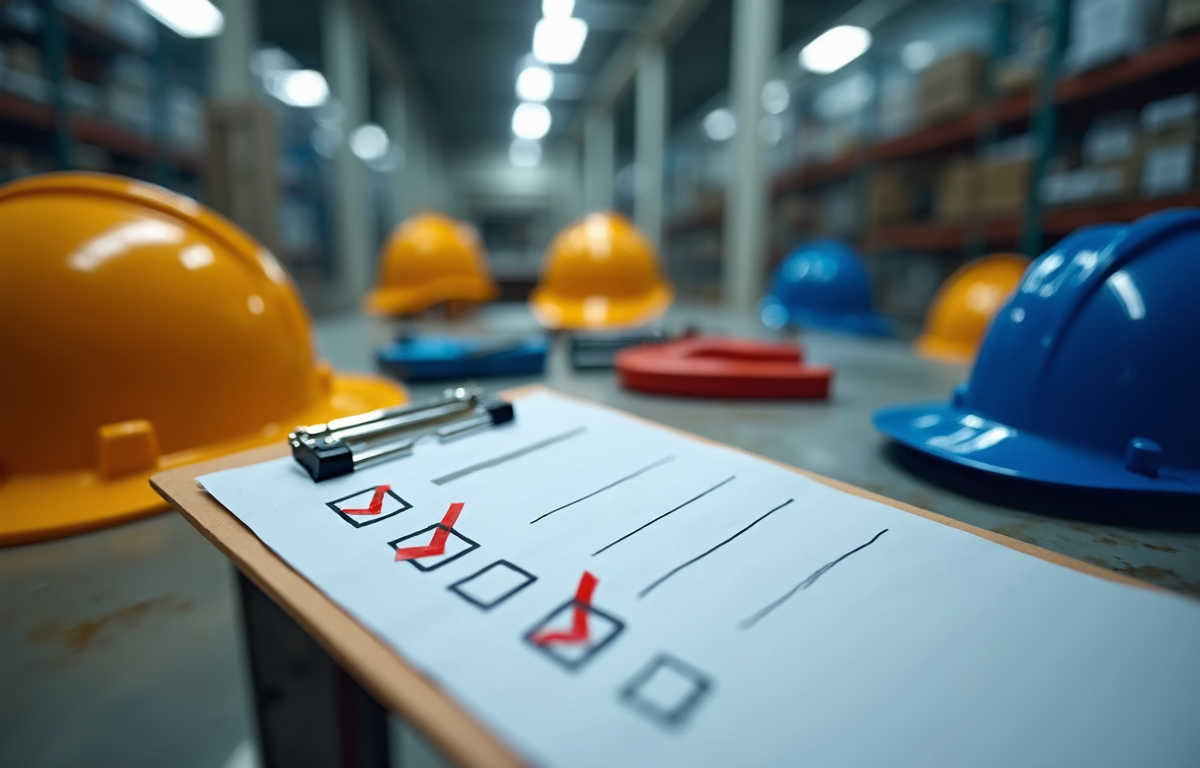 중대 재해 체크 리스트 구성 요소