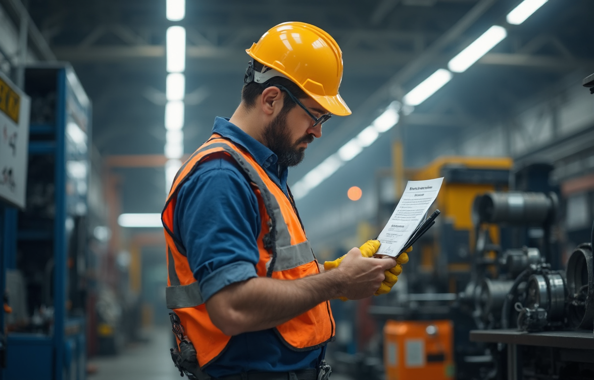 안전점검 체크리스트 항목들