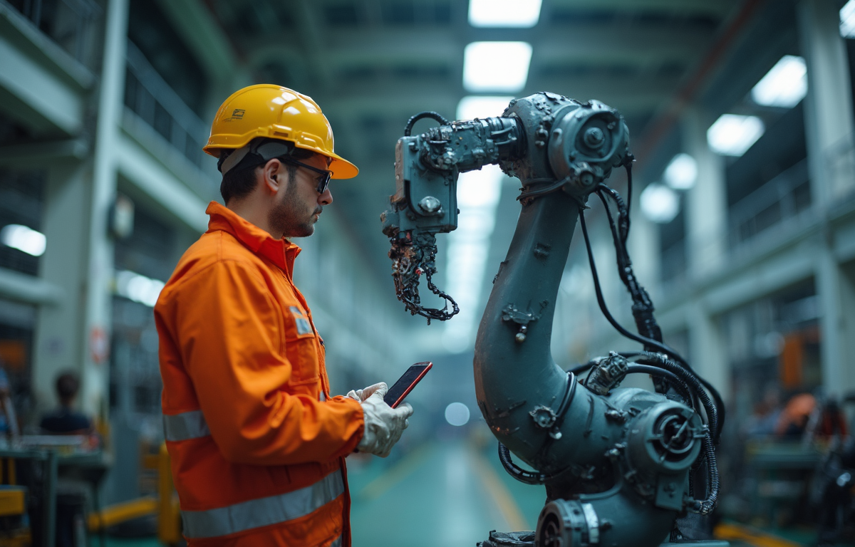 산업용 로봇의 안전 규정 및 예방 조치