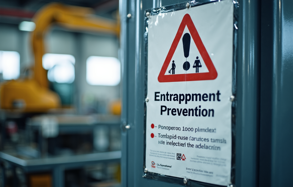 끼임사고 예방대책의 중요성