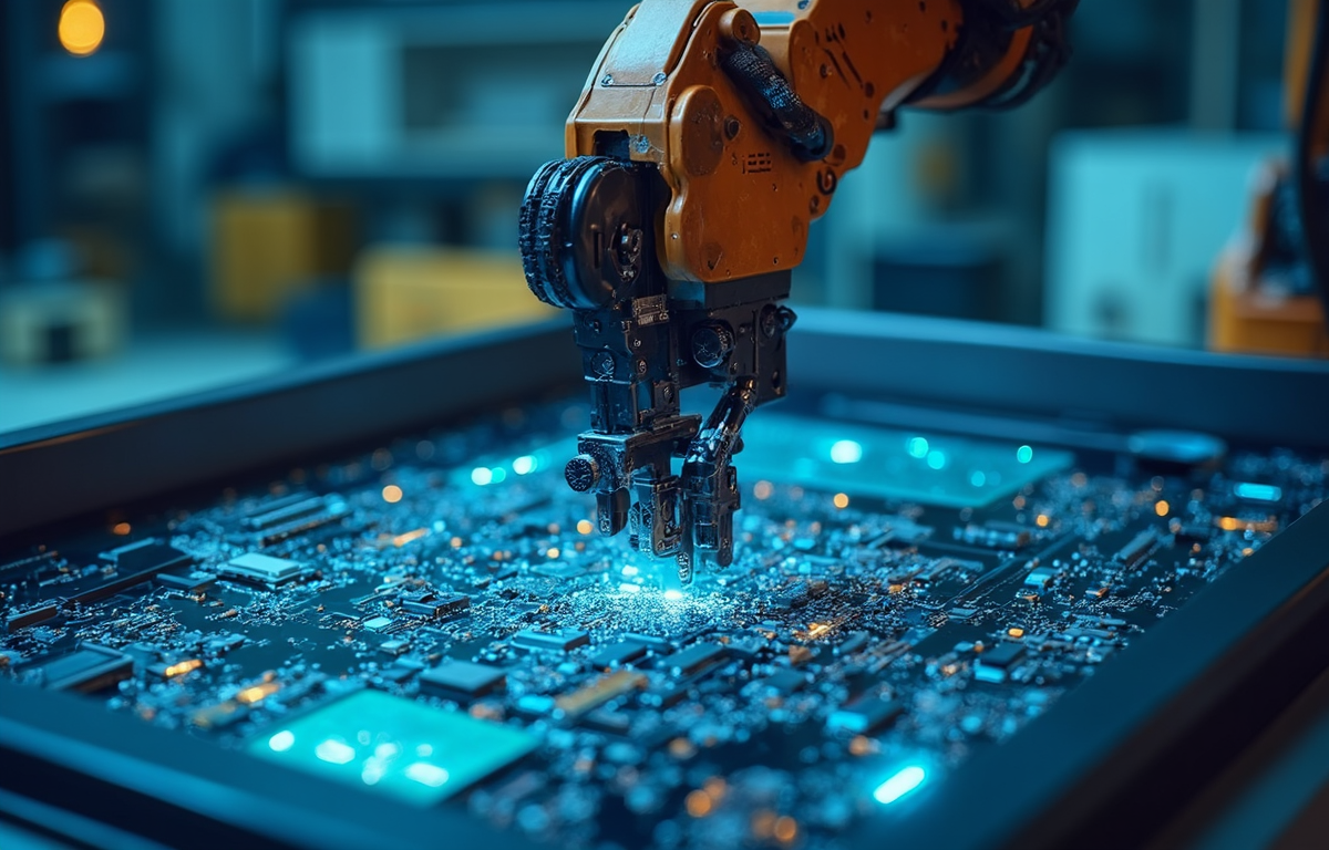 PCB 외관 검사에서 AI와 머신비전의 역할