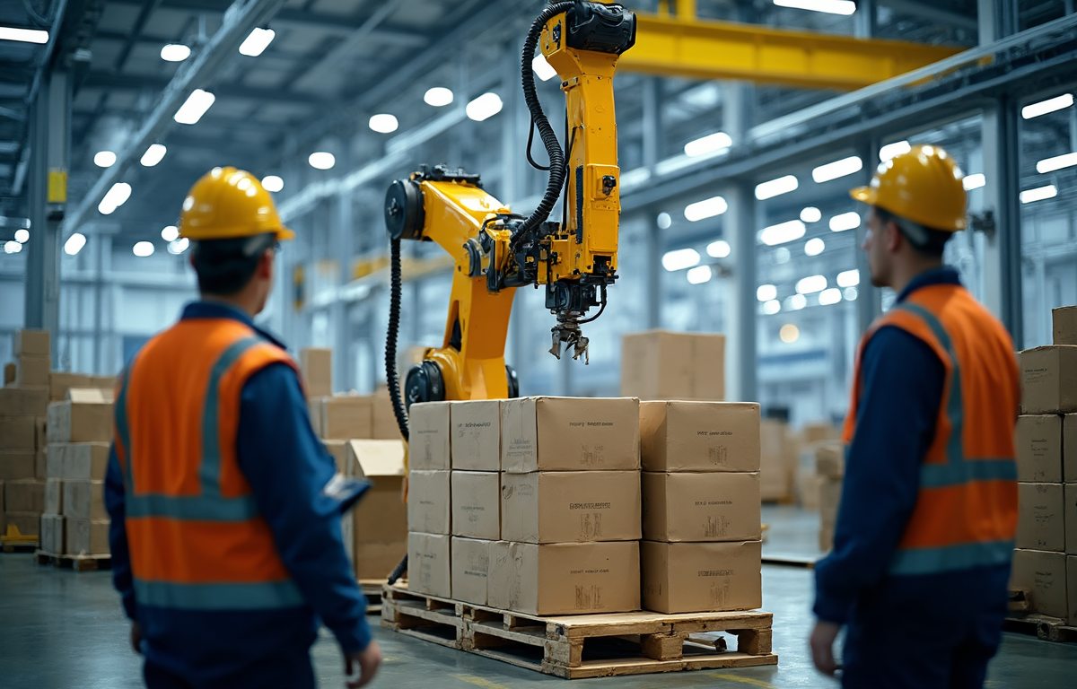 로봇팔레타이저의 장점과 장기 이점