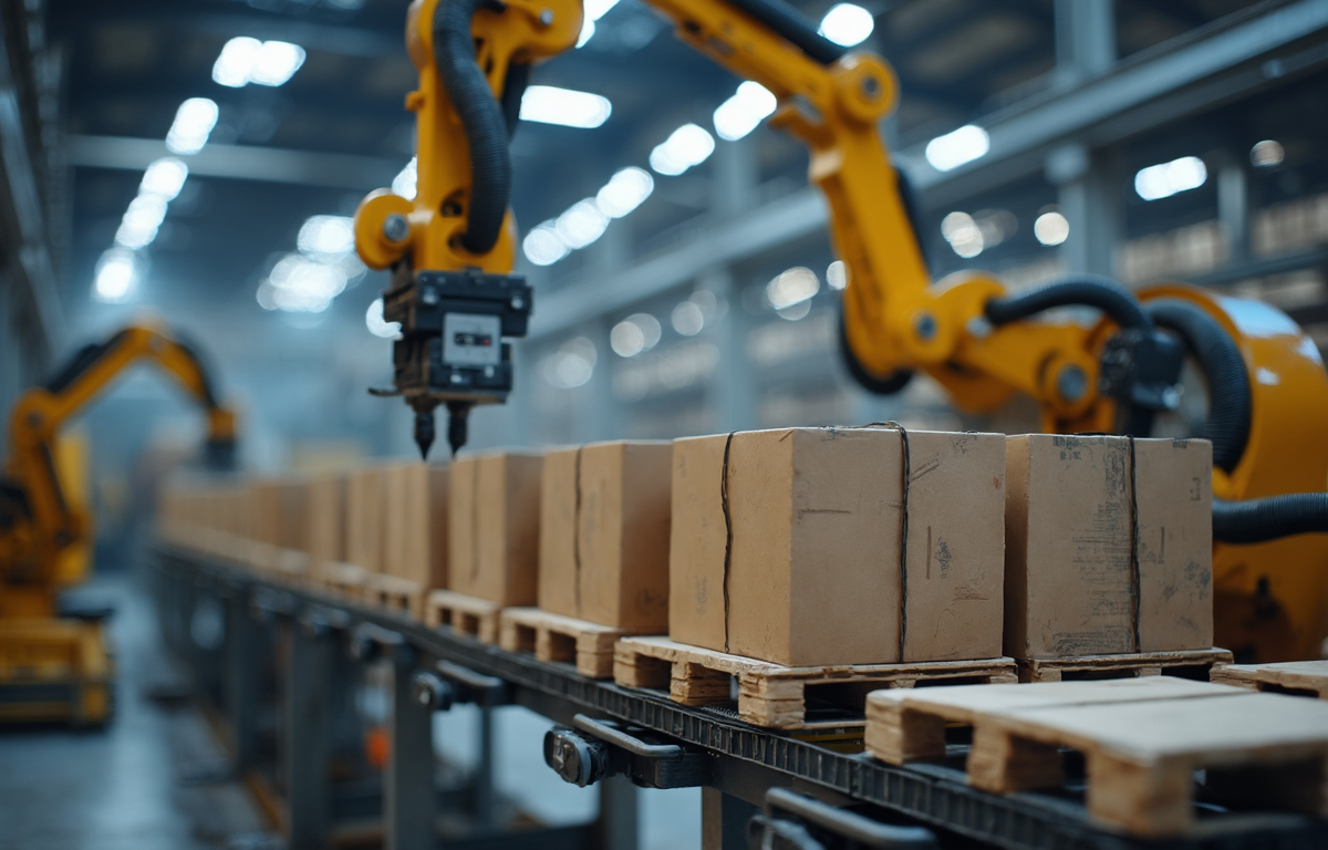 로봇팔레타이저의 작동 원리